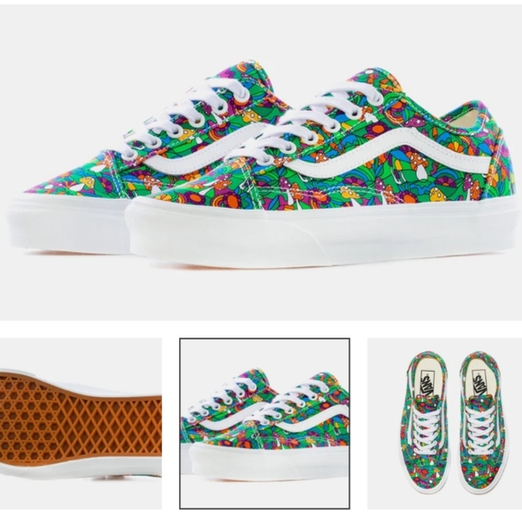 Vans Mushroom Floral Shoe sneaker 7.5 - Picture 3 of 9